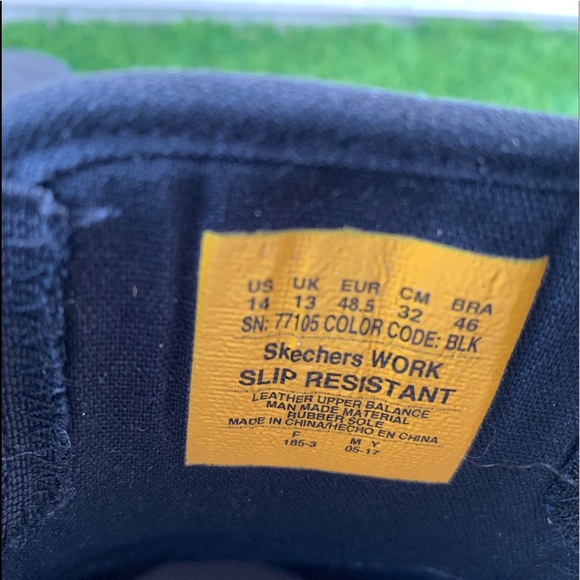 Men’s Skechers Alcade Slip Resistant Work Shoes - Picture 6 of 7